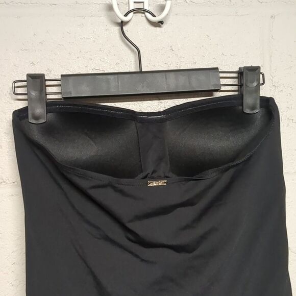 Anne Cole Strapless Padded Tankini Swim Top Size Small - Picture 4 of 5